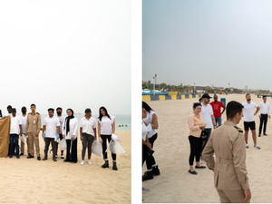 Rixos Premium Dubai in Partnership with Dubai Municipality Clean up Kite Beach