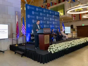 Georgetown Ceremony at QF Celebrates Newest Graduates of the International Executive Master’s in Emergency & Disaster Management