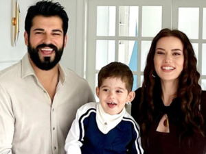 Burak Özçivit and Fahriye Evcen