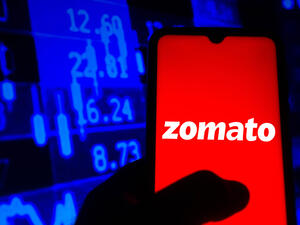 (Source: Shutterstock) Zomato Shares Surge Around 20% As Net Losses Narrow in Q1