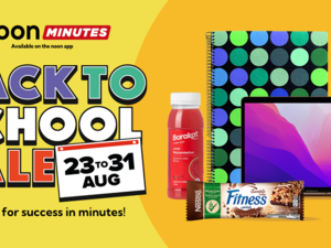 Up to 70% off technology, stationery, and other school supplies —delivered in 15 minutes Noon Minutes’ Back to School deals delivered in 15 minutes