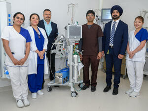 Burjeel Medical City medical team with the newly launched ECMO Life Support System  Burjeel Medical City Launches ECMO Life Support System for Pediatric Patients