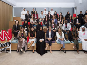 During the event CNN Academy Abu Dhabi welcomes new participants