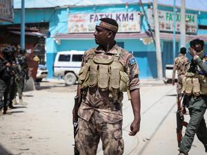 جنود من الجيش الصومالي