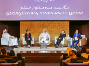Georgetown’s Arabic Book Club at QF Hosts H.E. Hamad bin Abdulaziz Al-Kuwari for a discussion of Qatari Cultural Diplomacy