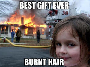 Elon Musk released a new perfume, 'Burnt Hair'. (Twitter) Burnt Hair