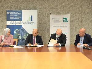 AUC Signs MoU With Misr El Kheir To Empower Egyptian Youth
