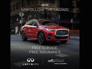 Arabian Automobiles makes the INFINITI QX55 all the more enticing