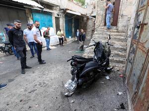 اغتيال الشهيد تامر الكيلاني بواسطة دراجة نارية مفخخة في البلدة القديمة بنابلس