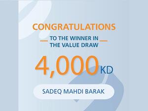 Sadeq Mahdi Barak Wins KD 4000 in Burgan Bank’s Final Value Account Draw 