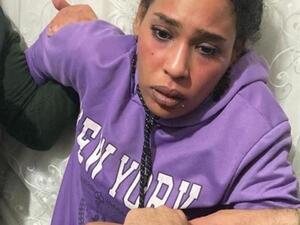 احلام البشير لحظة القبض عليها