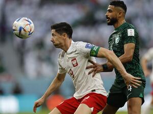 السعودية تسقط أمام بولندا (المصدر: أ ف ب)