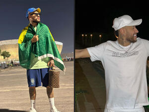Eigon Oliveira widely known for his resemblance to football player Neymar Jr. (Instagram/@sosiadoney ) Neymar lookalike