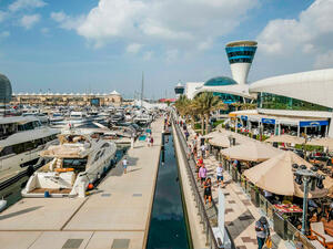 Yas Marina  Yas Marina is set to be the heart of all off-track entertainment during the Formula 1 Etihad Airways Abu Dhabi Grand Prix 2022