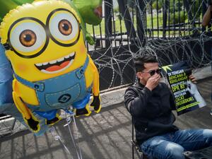 Activists protests in Jakarta 