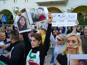 Iran protest in Cyprus 