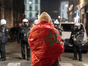 A Moroccan supporter 