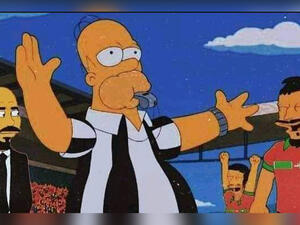 A photoshopped image showing The Simpsons predicting Morocco's World Cup victory. (Facebook) World Cup