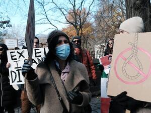Iranian protester