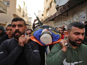 استشهاد 3 فلسطينيين برصاص القوات الاسرائيلية في مدينة جنين ومخيمها فجر اليوم الخميس (أ ف ب)