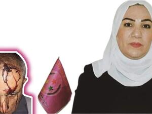 الصورة للزوجه والزوج الضحية عن صفحة الاعلامية عائشة صبري