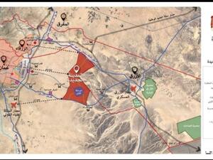 موقع المدينة الجديدة في الاردن