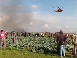 3 قتلى في تحطم مروحية جزائرية