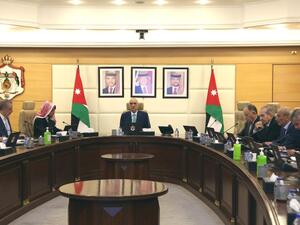 مجلس الوزراء الأردني في جلسته التي عقدها يوم الأحد في عمان