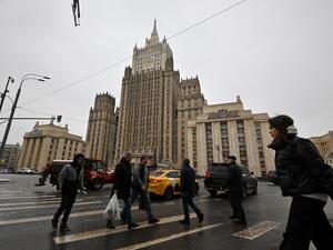 Russian Foreign Ministry headquarters in Moscow.