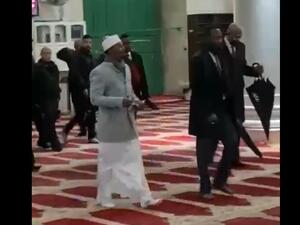 رئيس تشاد محمد ديبي في المسجد الأقصى بالقدس المحتلة 