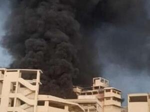 حريق هائل داخل معمل: قتيل ومواد خطرة وإخلاء منازل- الصورة عن قناة mtv