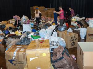 Qatar Community Donates Clothing and Food as Well as Their Time To Help Those Most in Need