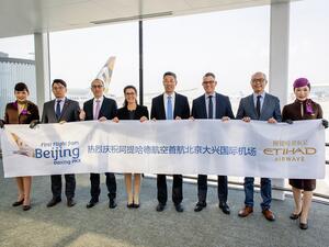 Etihad Airways successfully completes its inaugural flight to Beijing Daxing Airport 