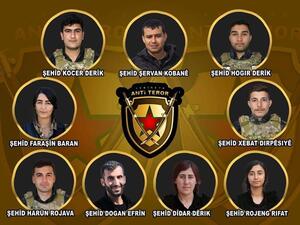 نعت قوات سورية الديمقراطية (قسد) تسعة من مقاتليها 