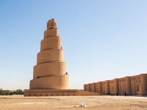 مئذنة الملوية والجامع الكبير في سامراء بالعراق
