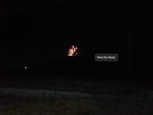 قصف اسرائيلي على القنيطرة السورية- الصورة عن تويتر