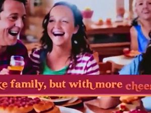 AI-generated pizza ad 