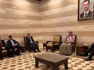 فريق فني سعودي يصل دمشق لإعادة افتتاح السفارة