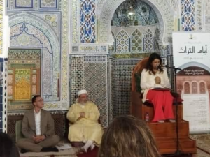  الامر يتعلق بمداخلة  تحت عنوان حقوق "الانسان والتراث”.