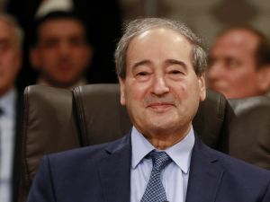 Syrian Foreign Minister Faisal Mekdad attends a regional meeting in Amman on May 1, 2023 to discuss Syria's long-running conflict and ending Damascus's diplomatic isolation in the region. (Photo by Khalil MAZRAAWI / AFP) Syria, Turkey