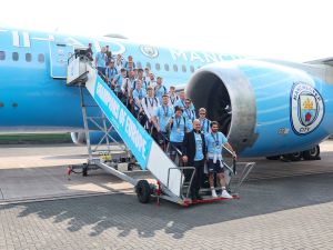 Treble Winners Manchester City Fly Home On Etihad Airways’ City Branded Livery