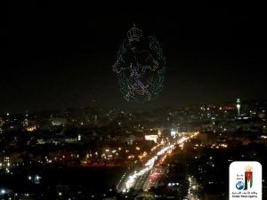  1200 طائرة درون تضيء سماء عمان