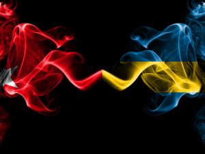 Swedish and Turkish flags