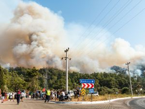 fire in Marmaris 