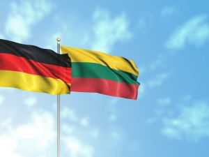German and Lithuanian flag