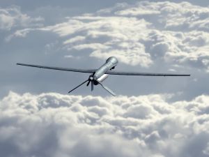 aerial vehicle carrying weapons