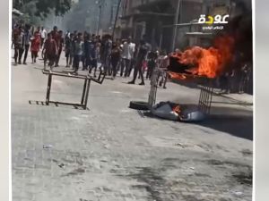 مظاهرات ضد مليشيا حماس في خان يونس بعد قتل شادي ابو قوطه