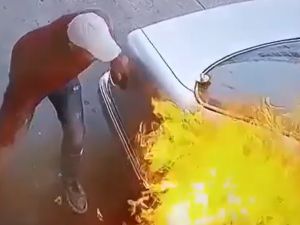 العناية الالهية تحول دون كارثة محققة في محطة وقود بالاردن