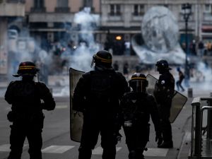 French protesters