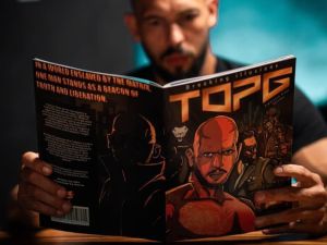 Andrew Tate comic book